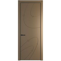 Межкомнатная дверь эмаль Profil Doors 5PA перламутр золото глухая