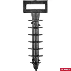 ЗУБР ДХС, 6 x 35 мм, нейлон, 100 шт, дюбель под хомут-стяжку (30910-06)