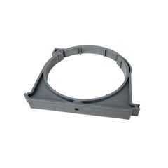 Хомут пластиковый Ду 50 без крепежа, серый