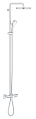 Душевая система с термостатом для ванны, настенный монтаж, GROHE Tempesta Cosmopolitan System 250, хром, (26672000)