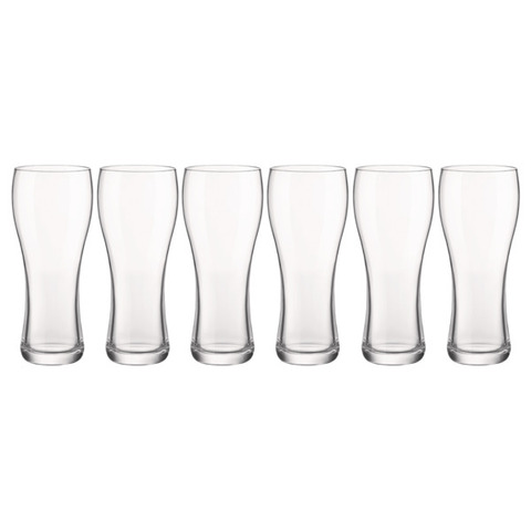 Набор бокалов для пива Bormioli Rocco NEW WEIZEN 500 мл, 6 шт, стекло