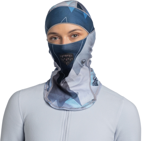 Картинка балаклава Buff Balaclava Thermonet Synth Blue - 3