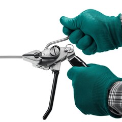 KRAFTOOL Transformer BT-20, 2 в 1, инструмент для натяжения и резки стальной монтажной ленты (22620)