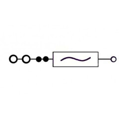 Клемма пружинная 0,2-4mm2/10A/1000V/ трехпроводная с блоком под предохранитель Ø5x20mm