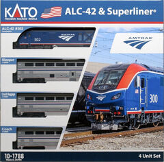 Комплект Д1: Поезд Kato Siemens ALC-42 Charger +набор М2