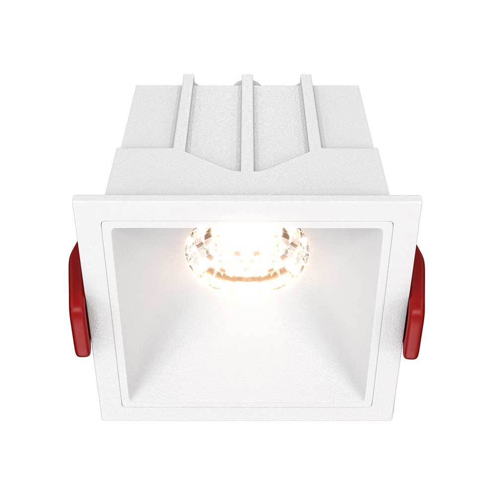 Встраиваемый светильник Maytoni Alfa LED DL043-01-10W3K-SQ-W