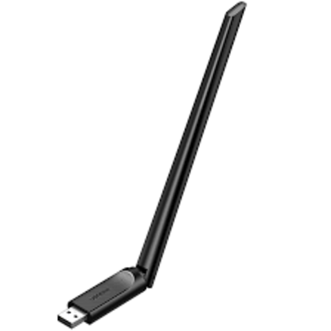Wi-Fi Адаптер  UGREEN CM763 (35265) AX900 USB-A High-Gain Dual Band Wi-Fi Adapter, черный