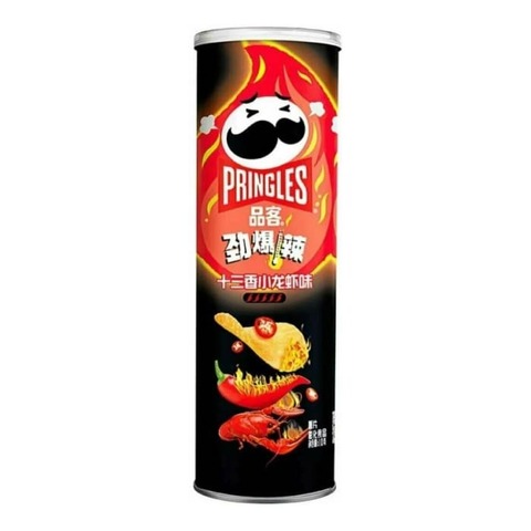 PRINGLES Чипсы со вкусом раков под сычуаньским соусом, 110 гр.