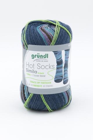 Носочная пряжа Gruendl Hot Socks Simila 401 купить