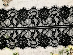 Кружево Французское, ш. 18 см, чёрный