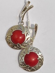 Натуа (серьги из серебра)
