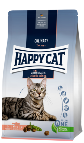 Сухой корм для кошек Happy Cat  Эдалт Кулинария Атлантический лосось