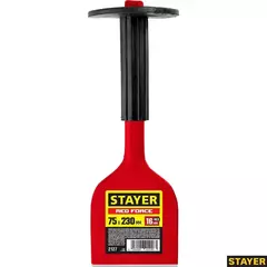 STAYER Red Force, 75 х 230 мм, зубило-конопатка с протектором (2127)