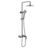 Aquatek AQ2140BGM AQ2140BGM БЕТТА душевая система (смеситель для ванны) 220мм, шлиф. черный хром