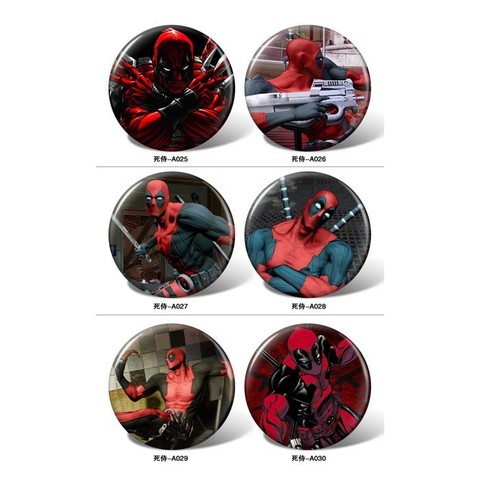 Deadpool pattern Badge