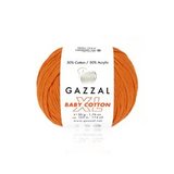 Пряжа Gazzal Baby Cotton XL 3419 оранжевый