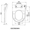 Am.Pm CCC7853WH Clean Care электронная крышка-биде