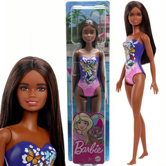 Кукла Барби серия Barbie Пляж в голубом купальнике