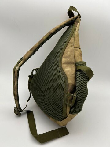 Однолямочный тактический рюкзак-сумка через плечо. Расцветка «мох»