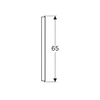 Зеркало с подсветкой Geberit Option Basic, двухсторонняя подсветка: B=80см, H=65см