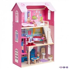 Кукольный домик Paremo Муза для кукол до 30 см 16 предметов мебели лестница лифт качели PD315-01