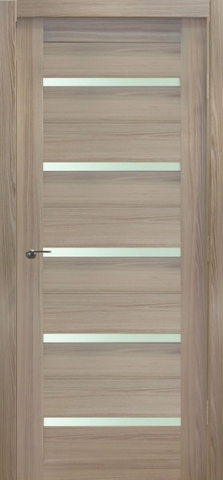 Дверь №7Х стекло матовое (капучино мелинга, остекленная экошпон), фабрика Profil Doors
