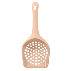 Triol Совок для кошачьего туалета с круглой ячейкой, бежевый, 262*112*43мм