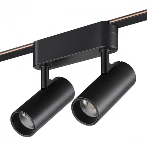 359469 SHINO NT24 102 черный Трековый смарт-светильник для низковольтного шинопровода с двумя режимами работы IP20 LED 12W 24V 3000-6000K EASY