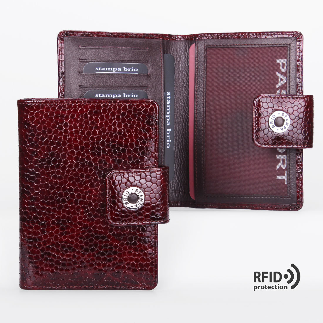 252 R - Обложка для паспорта с RFID защитой