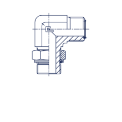ФИТИНГ ORFS ELBOW 12-3/4 CAST