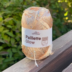 Добавочная нить п/э с пайетками, 25 гр, 140 м, розовый жемчуг