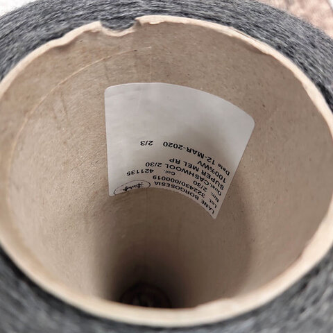 Меринос ZEGNA BARUFFA 2/30 CASHWOOL серый меланж