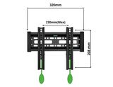 Кронштейн ONIX C1-T 14-45 дюймов для телевизора наклонный, настенный, для монитора, крепление для телевизора на стену, для ТВ черный