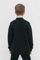 жакет  для мальчика  К 302500/черный