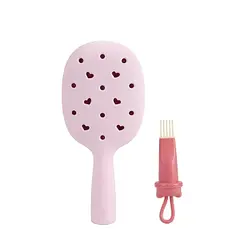Расческа Solomeya Croks Massage Hair Brush Pink