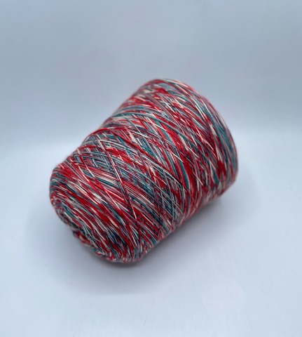 Бобинная пряжа, Flower print, 410м. 75% Меринос, 25% Полиамид, Мультиколор(30/280), 37347