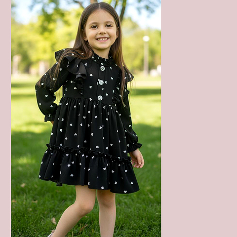 Платье девочке (3-8) 260216-FW615