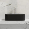 Ceramica Nova Element CN6052MB Умывальник чаша накладная прямоугольная, 50.5x38, цвет: чёрный матовый