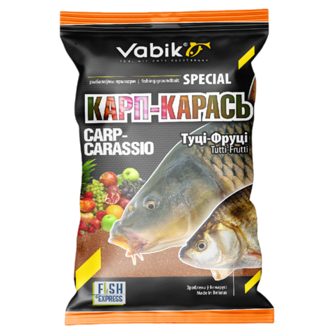 Прикормка Vabik SPECIAL Карп-Карась Тутти-Фрутти 1кг 10 шт/уп.