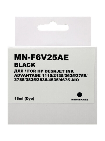 Картридж Myink 652XL F6V25AE для HP DJ Advantage 2135/3635/3835/4535/4675 Black (18ml)