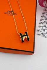 Колье с подвеской HERMES yellow VGOLD