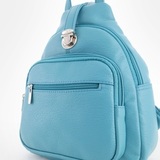 Рюкзак Саломея 602 фактурный морская волна