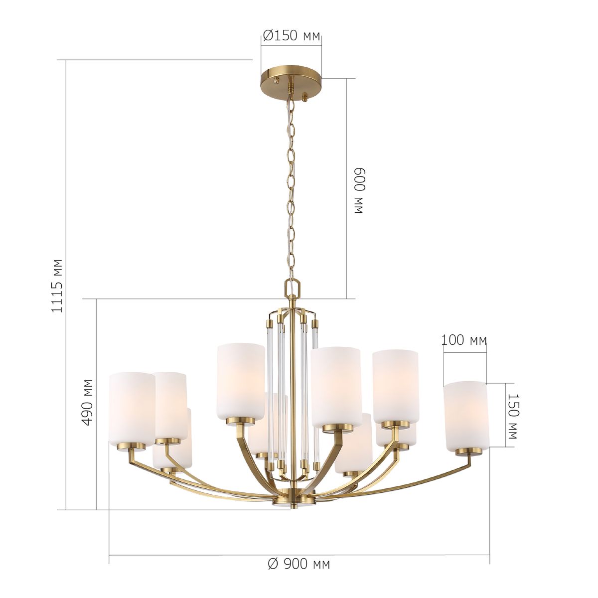 Подвесная люстра ST Luce Opalus SL1403.303.10
