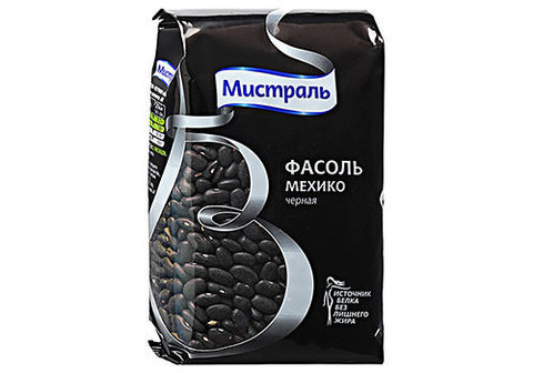 Фасоль Мистраль черная Мехико, 450г