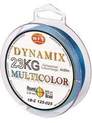 Леска плетёная WFT KG ROUND DYNAMIX Multicolor 300 м, 0.25 мм