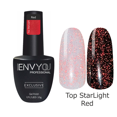 Топ светоотражающий ENVY Starlight Red 10мл