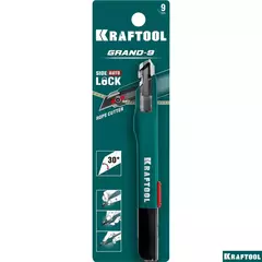 KRAFTOOL GRAND-9, 9 мм, нож для точного реза с автостопом (09192)