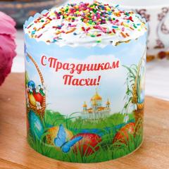 Пасхальный Пластиковый ободок для кулича «Пасхальная композиция», 32,2 х 9 см