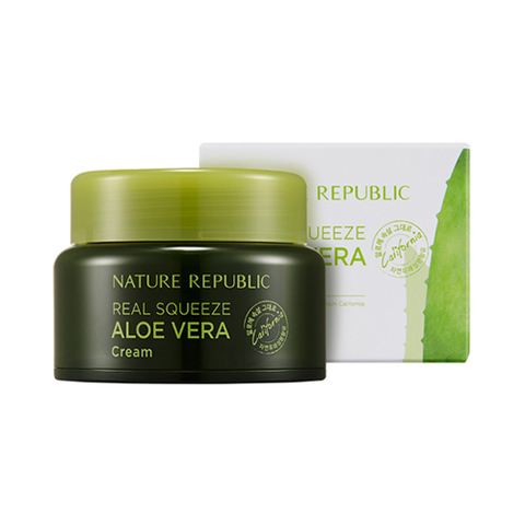 Nature Republic REAL SQUEEZE ALOE VERA CREAM