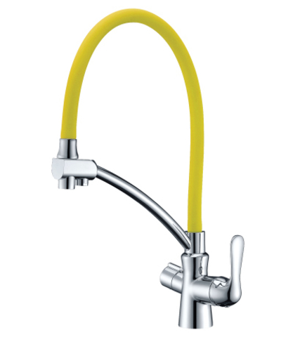 Смеситель для кухни с подключением к фильтру с питьевой водой – LM3070C-Yellow, Серия COMFORT